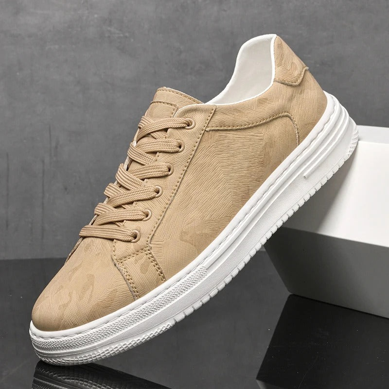 Cedric | Minimal Lace-Up Low-Cut Sneakers