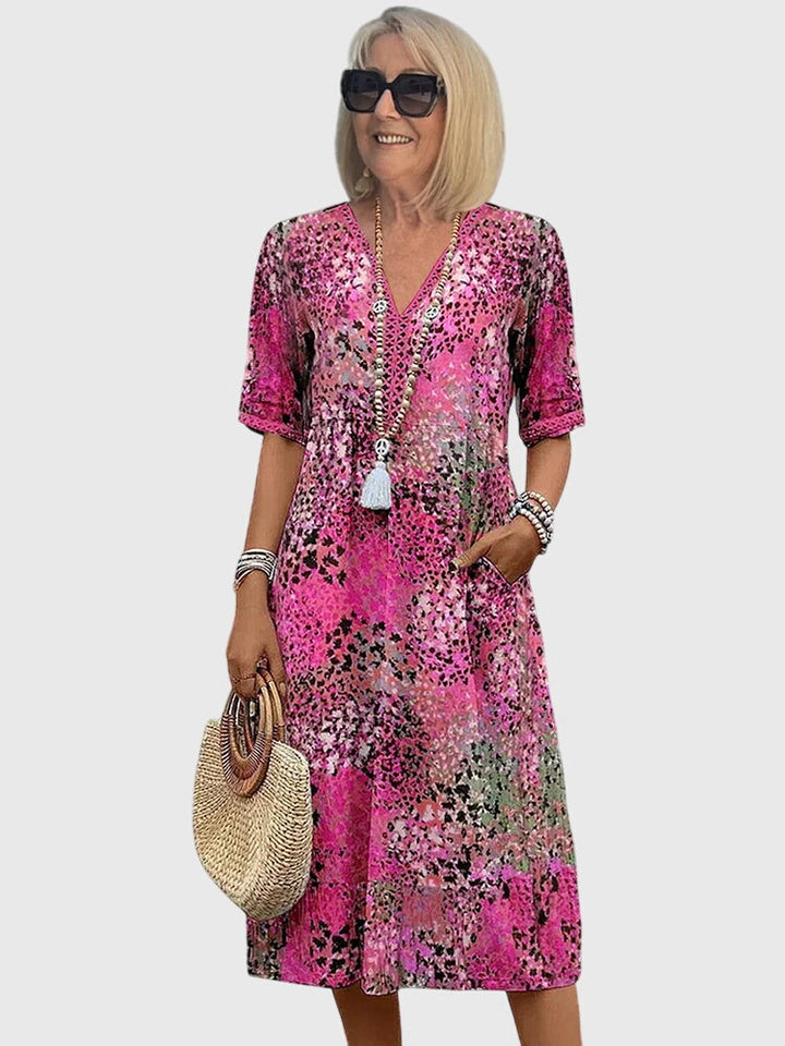 Rebecca | Floral Midi Dress