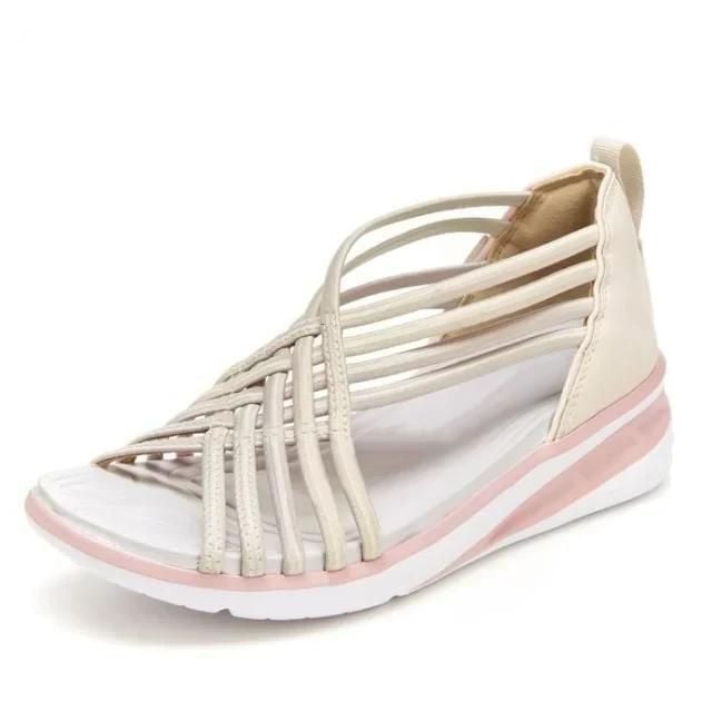 Amparo | Strappy Wedge Sandals with Open Toe