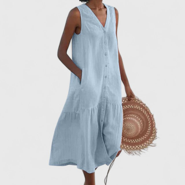 Aliana | Breezy Summer Midi Dress