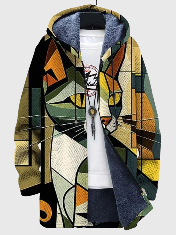 Aletha | Artistic Print Statement Jacket