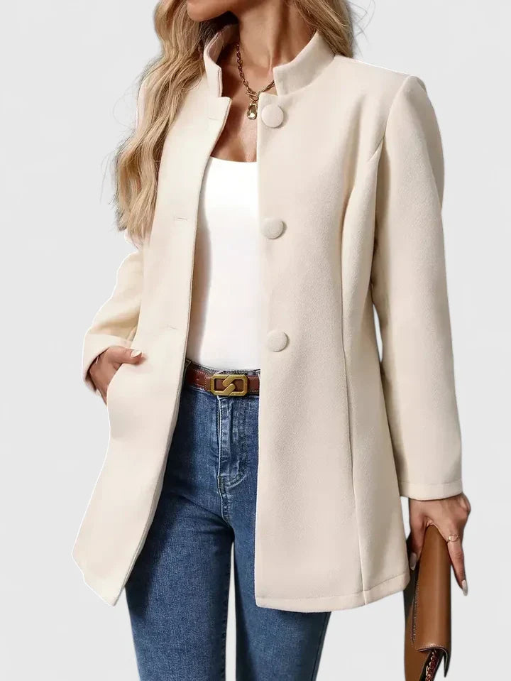 Eunice | Collarless Structured Jacket