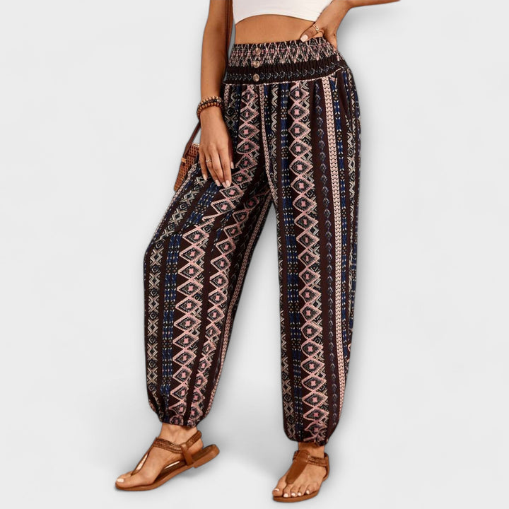 Jasmine | Ethnic Print Pants