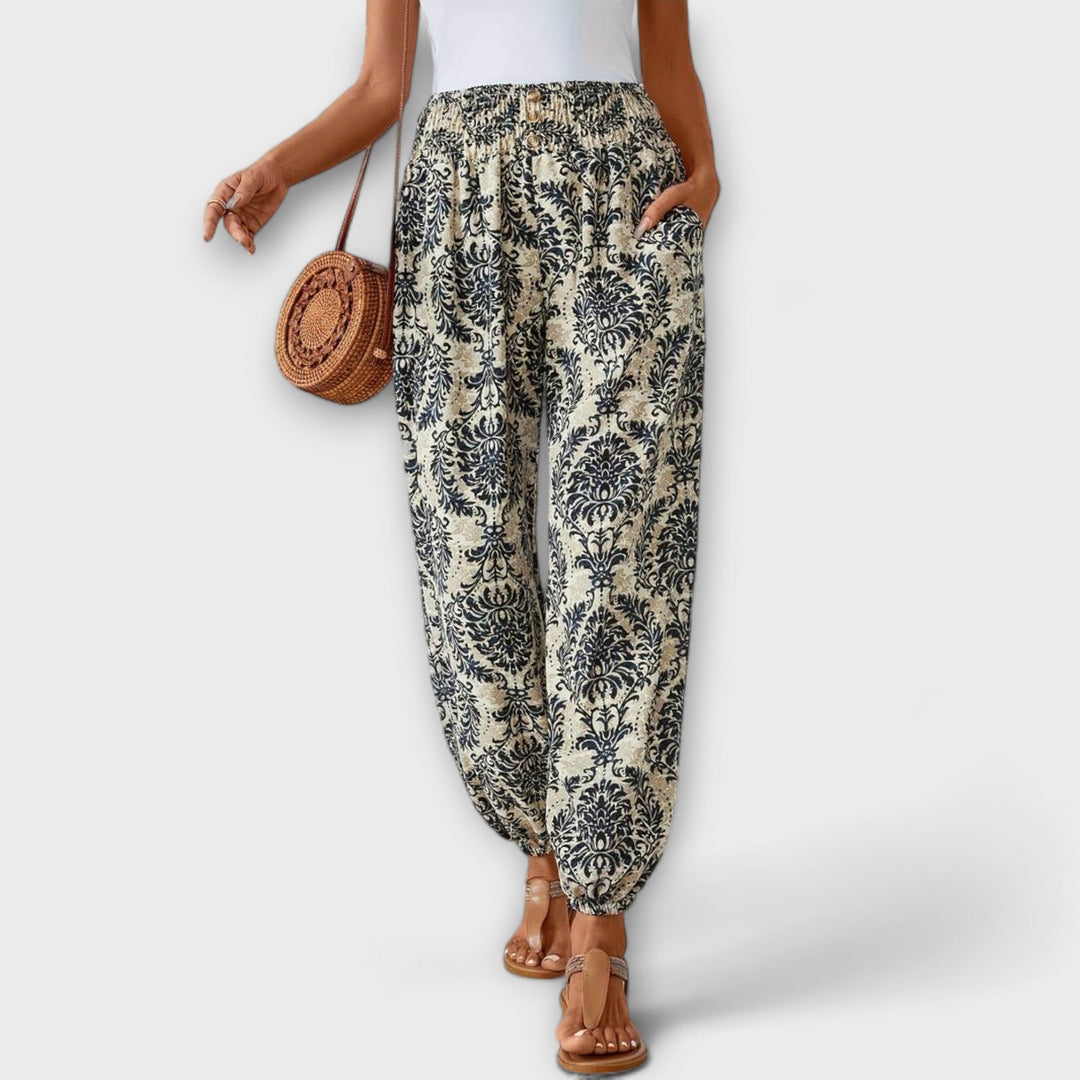 Jasmine | Ethnic Print Pants