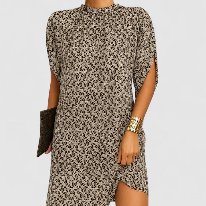 Gretchen | Sophisticated Ruched Midi Dress