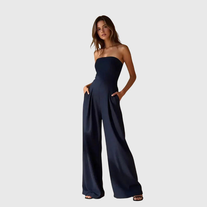 Dunja | Elegant Strapless Jumpsuit