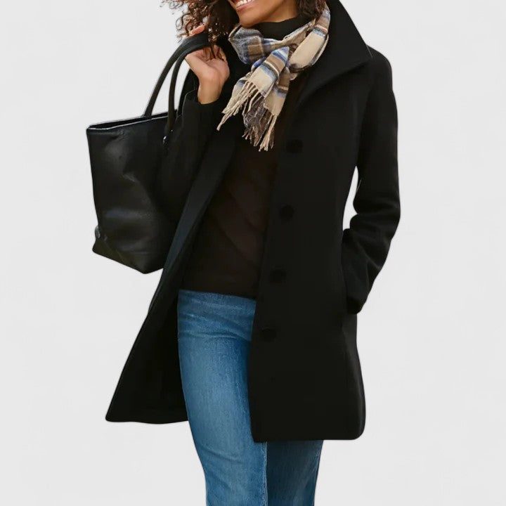 Irma | Classic Button Coat