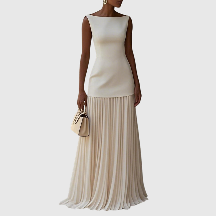 Judith | Pleated Sleeveless Dress