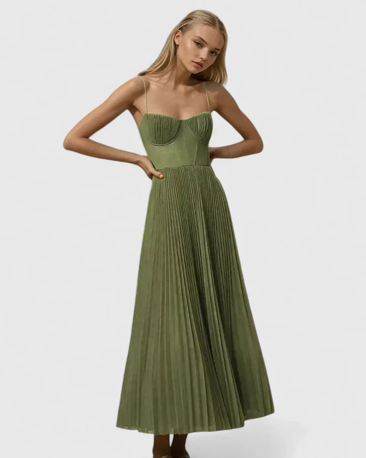 Caledonia | Corset Midi Dress