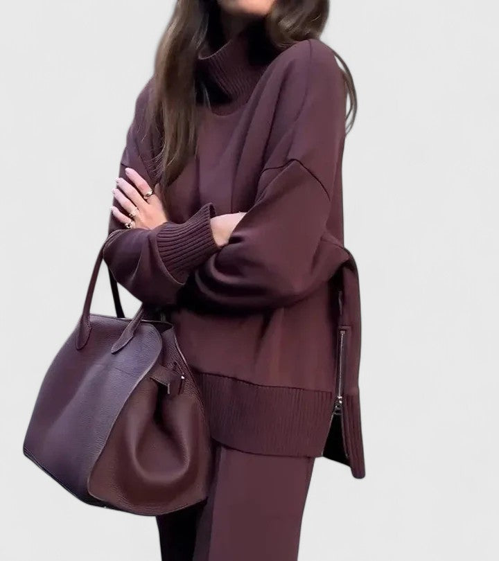 Almeta | High-Neck Knit Set