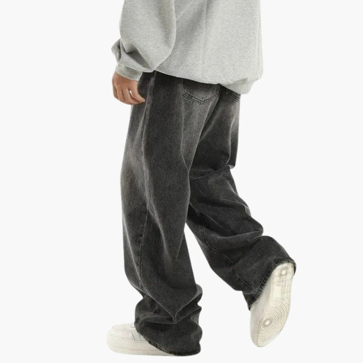 Dex | Wide Straight Full-Length Jeans
