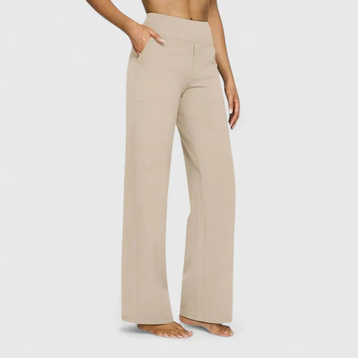 Callista | Wide Leg Pants with Side Pockets