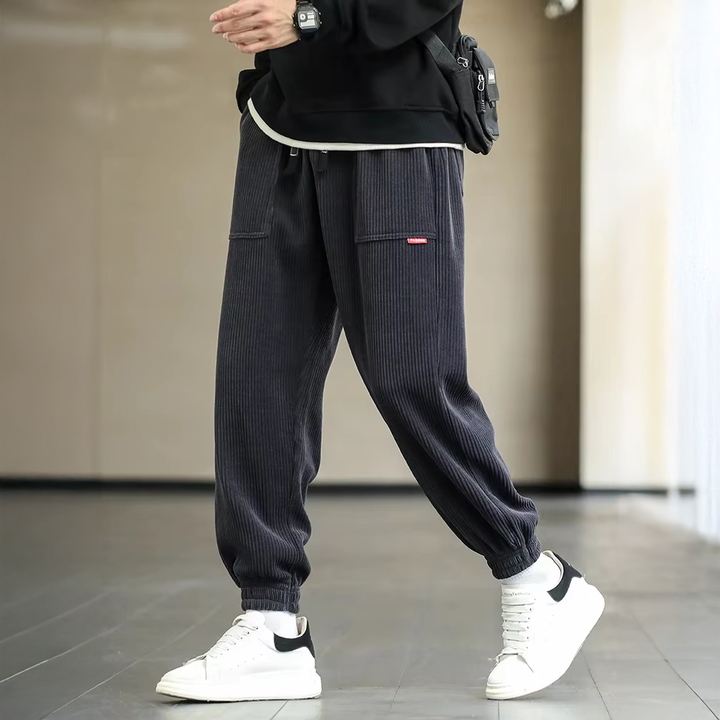 Tobias | Ribbed Texture Jogger Pants