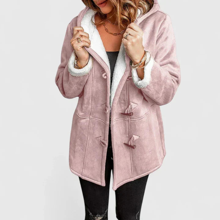 Krista | Hooded Sherpa-Lined Winter Coat