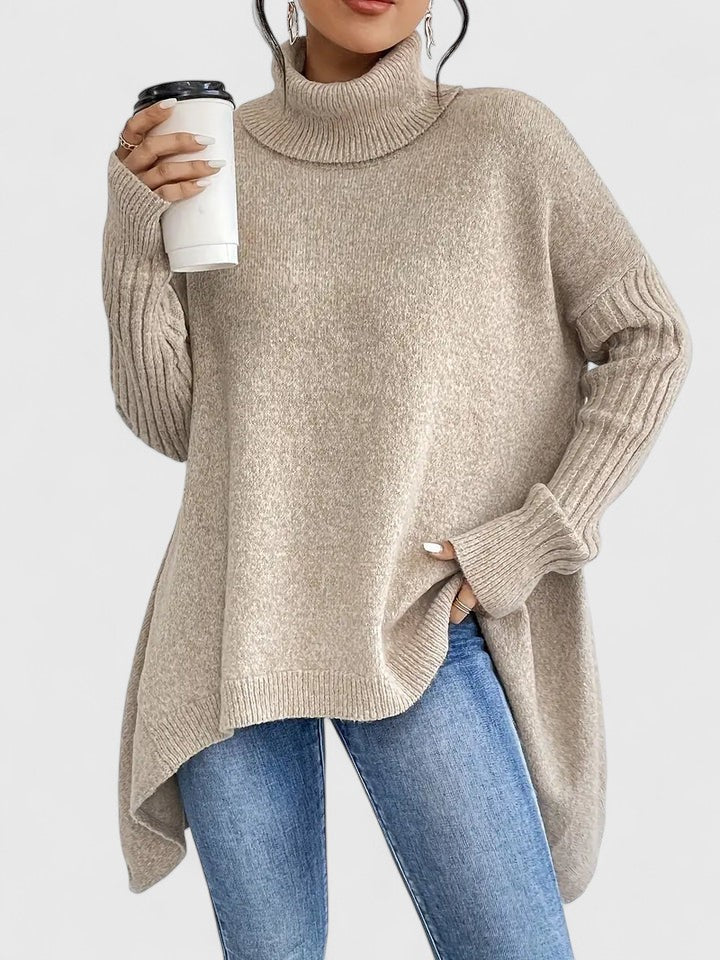 Jackie | Oversized Turtleneck Sweater with Long Sleeves