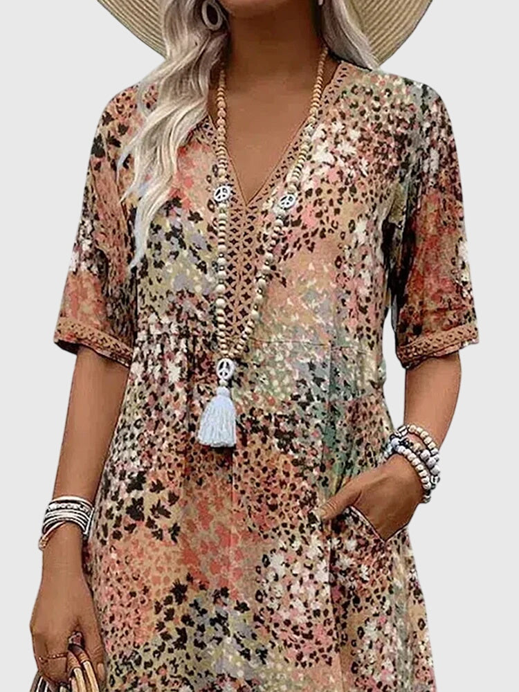 Rebecca | Floral Midi Dress