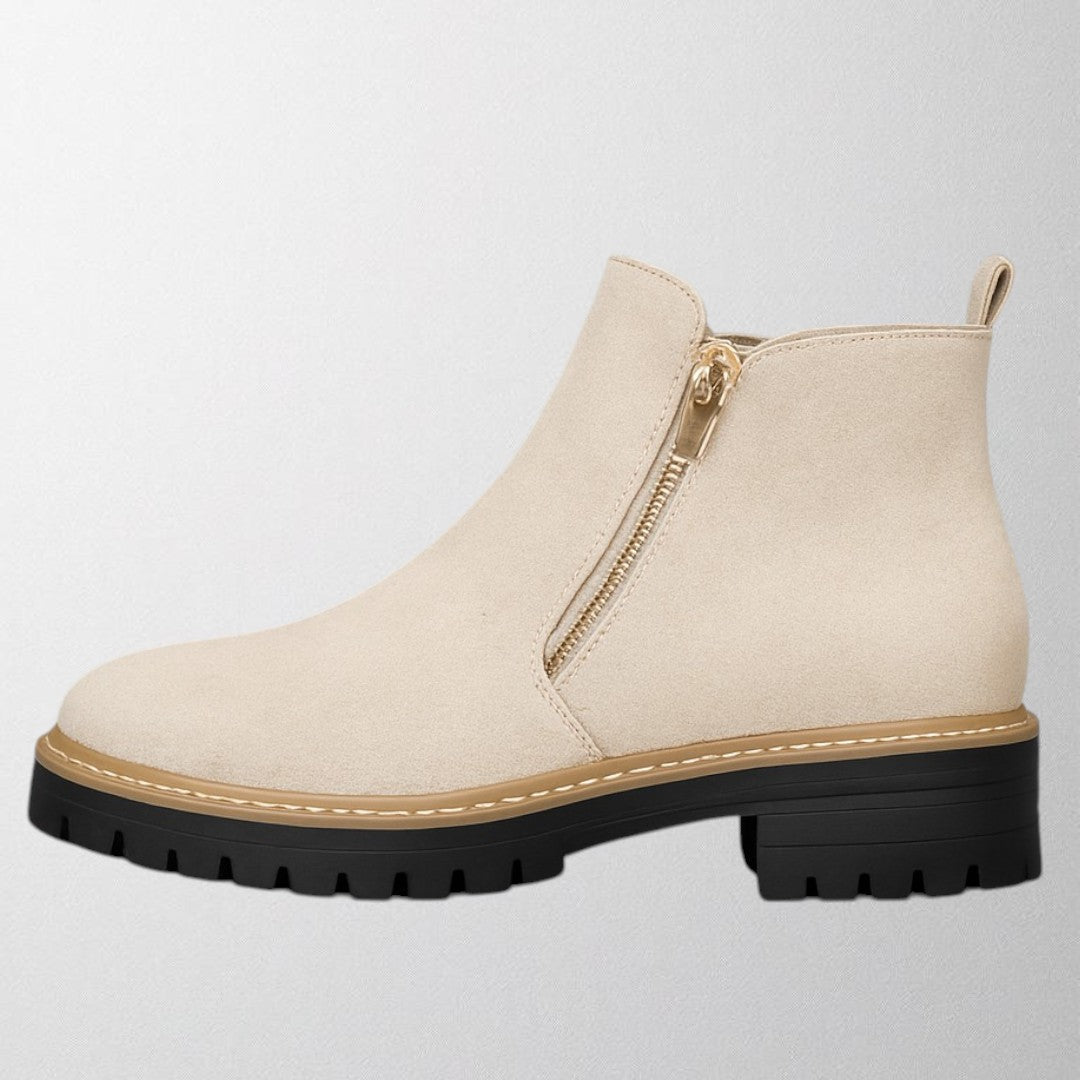 Veda | Side Zip Chelsea Boots with Chunky Sole