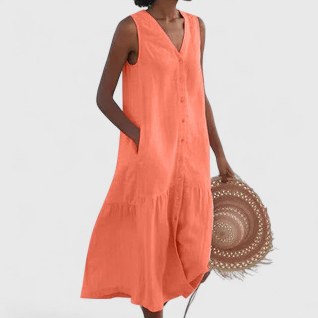 Aliana | Breezy Summer Midi Dress