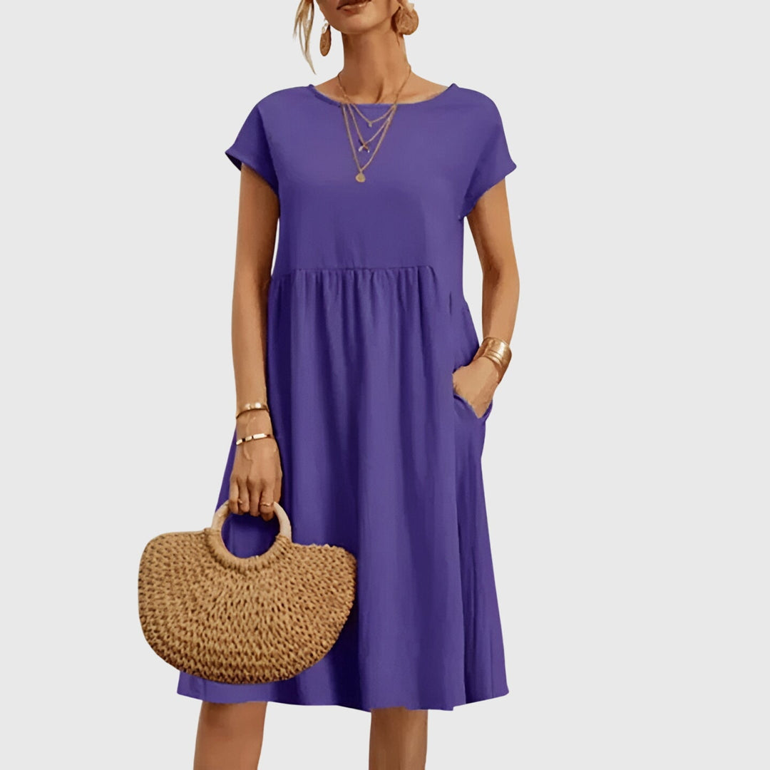 Carina | Spring Midi Floral Dress