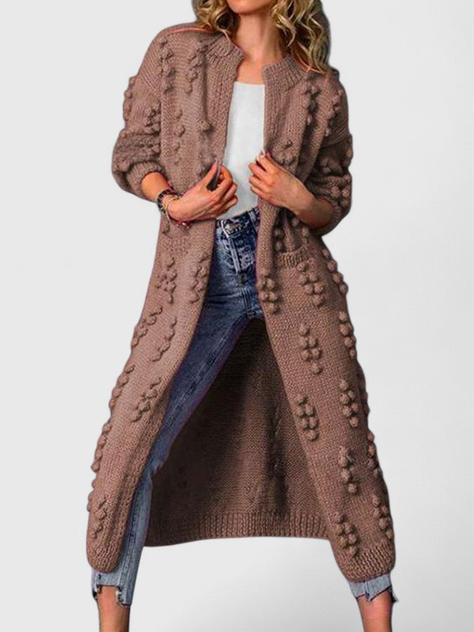 Theresa | Long Knit Cardigan with Pockets