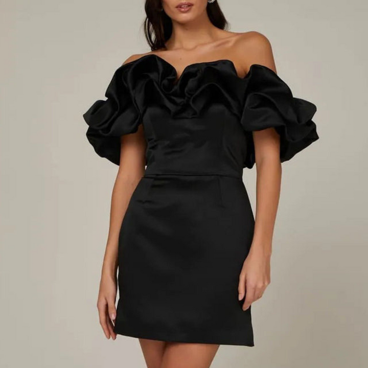 Elysse | Ruffle Mini Statement Dress