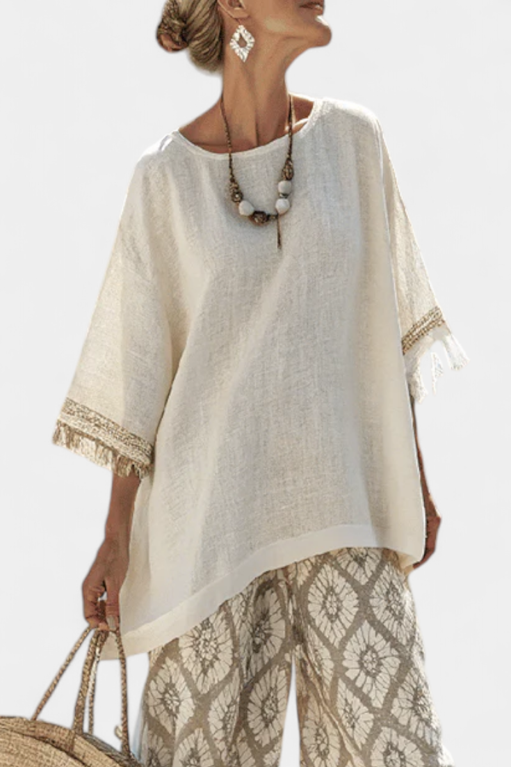 Eloisa | Breezy Blouse & Pants Set
