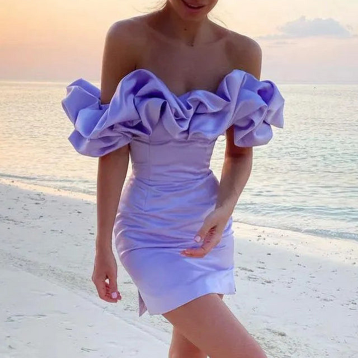 Elysse | Ruffle Mini Statement Dress