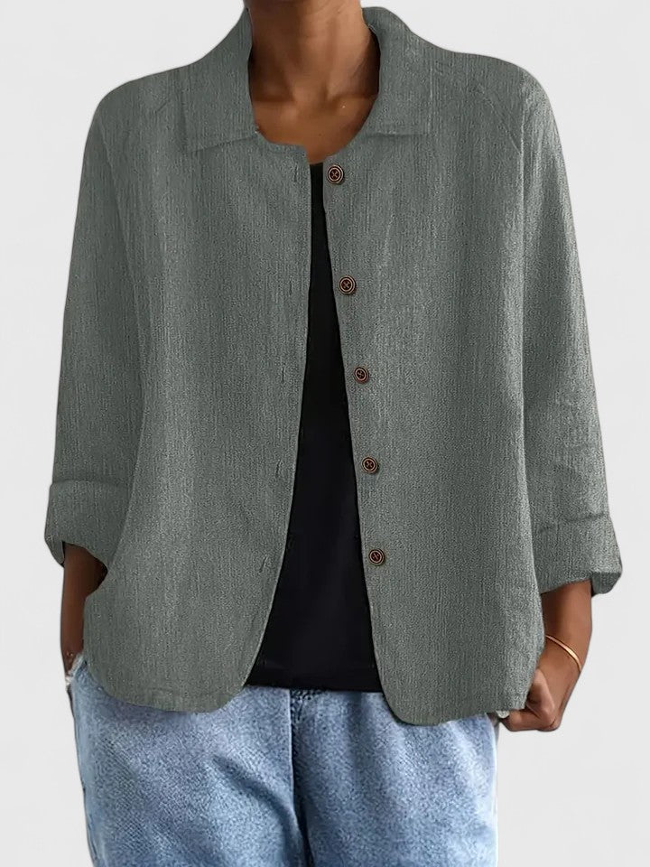 Kathleen | Relaxed Button Up Shirt with Collar
