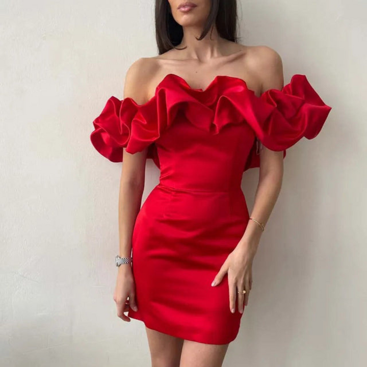 Elysse | Ruffle Mini Statement Dress