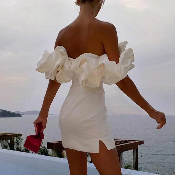 Elysse | Ruffle Mini Statement Dress
