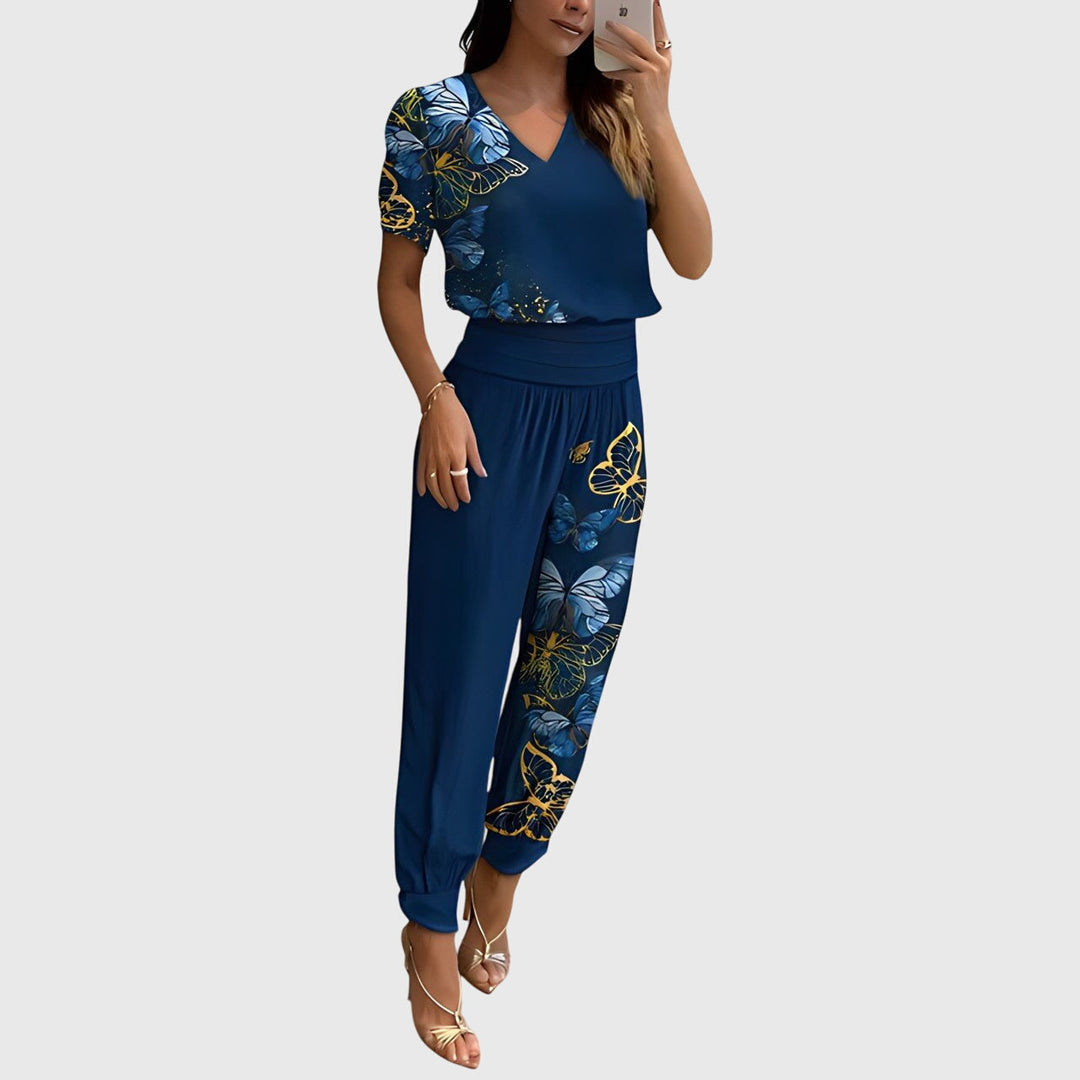 Brenda | Elegant Blouse Pants Set