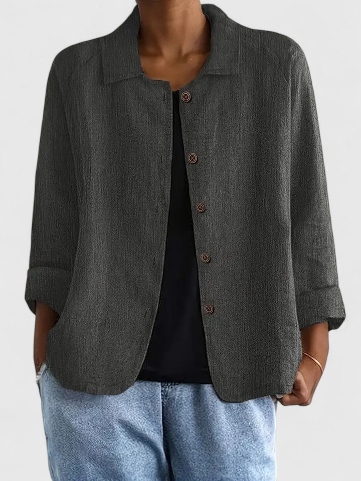Kathleen | Relaxed Button Up Shirt with Collar
