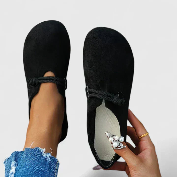 Dimitra | Round-Toe Rope-Detail Loafers