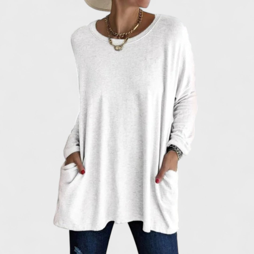Elyse | Long Sleeve Relaxed Top