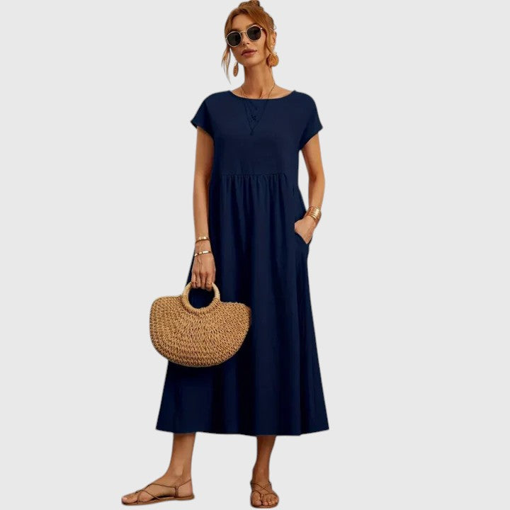 Mariana | Relaxed Empire Waist Midi Dress