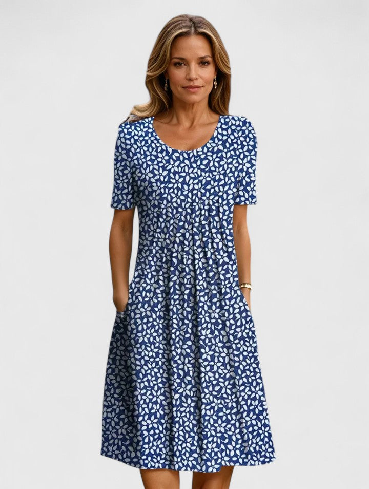 Aliya | Elegant Flowing Midi Dress