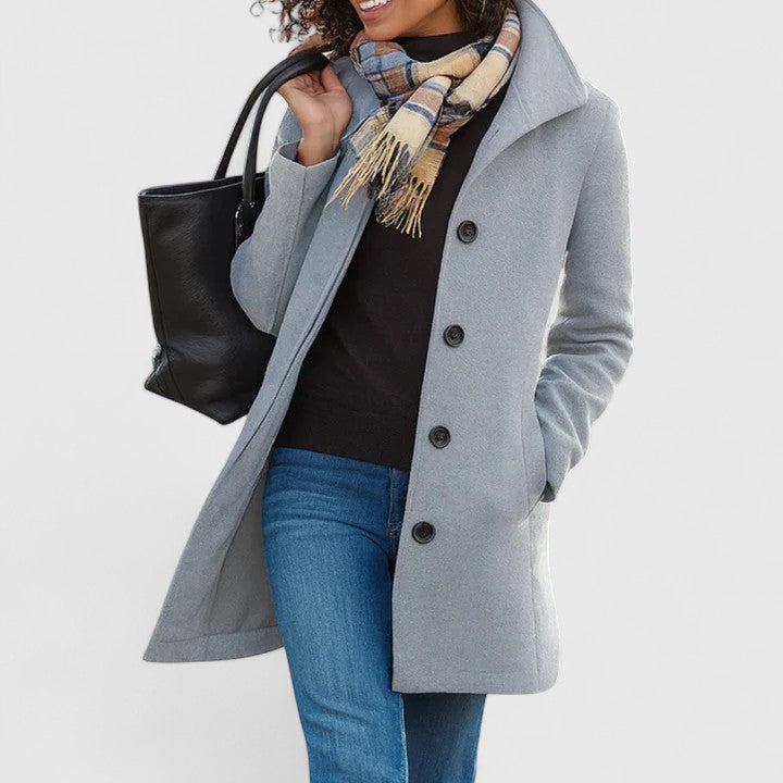 Irma | Classic Button Coat