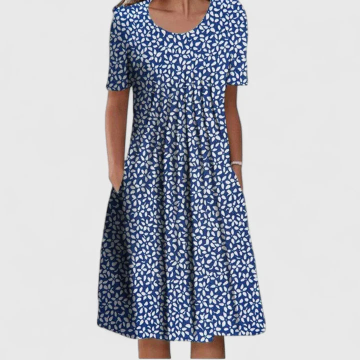 Aisha | Floral Print Midi Dress
