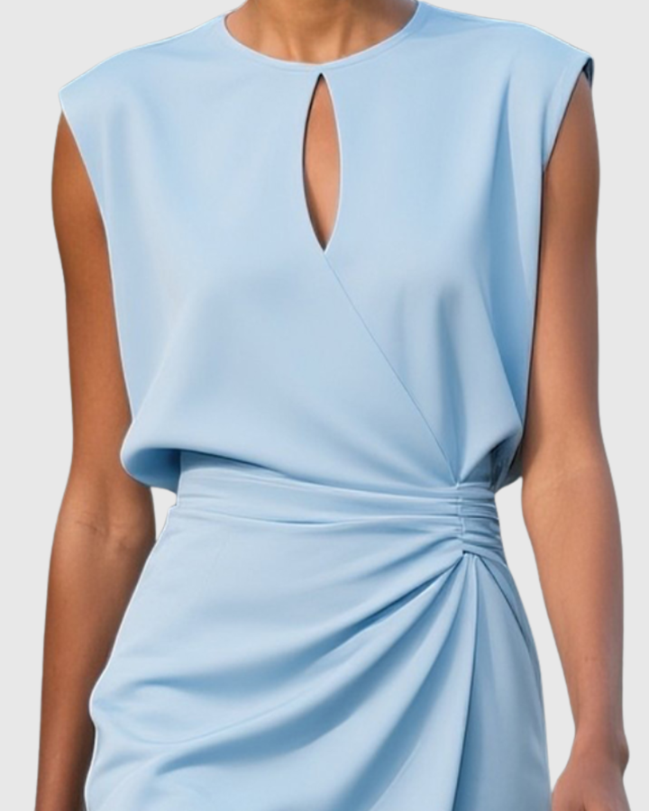 Eira | Sleeveless Sheath Dress with Keyhole Neckline