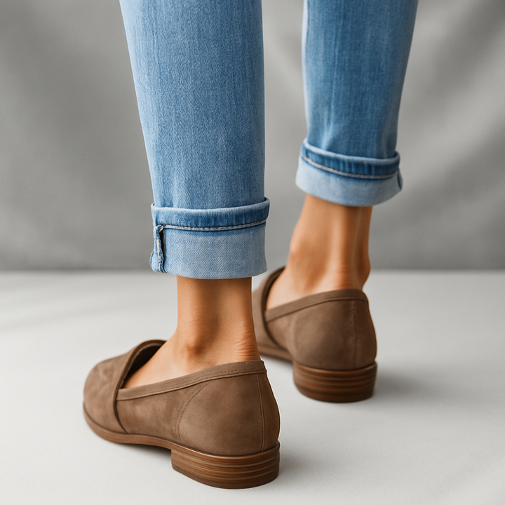 Enrica | Pointed Toe Slip-On Loafers