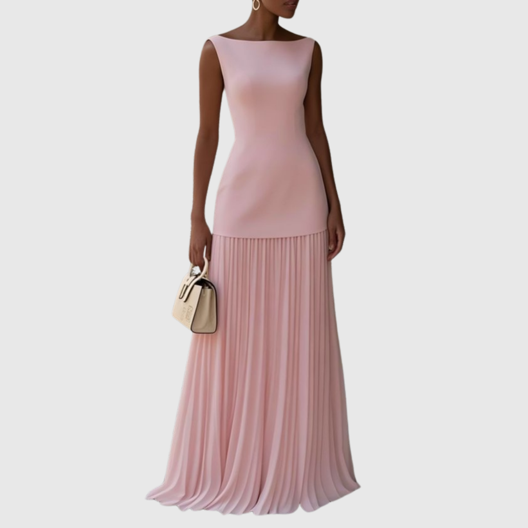 Judith | Pleated Sleeveless Dress