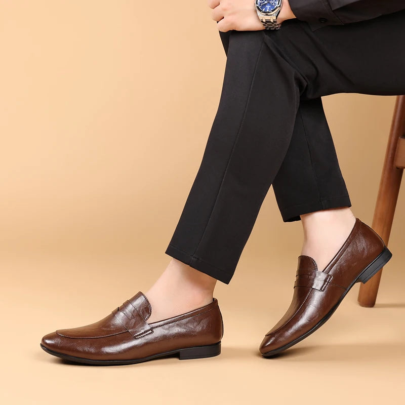 Donovan | Slip-On Dress Loafers Penny Strap