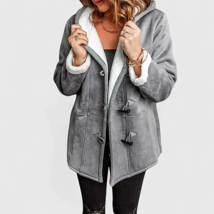 Krista | Hooded Sherpa-Lined Winter Coat
