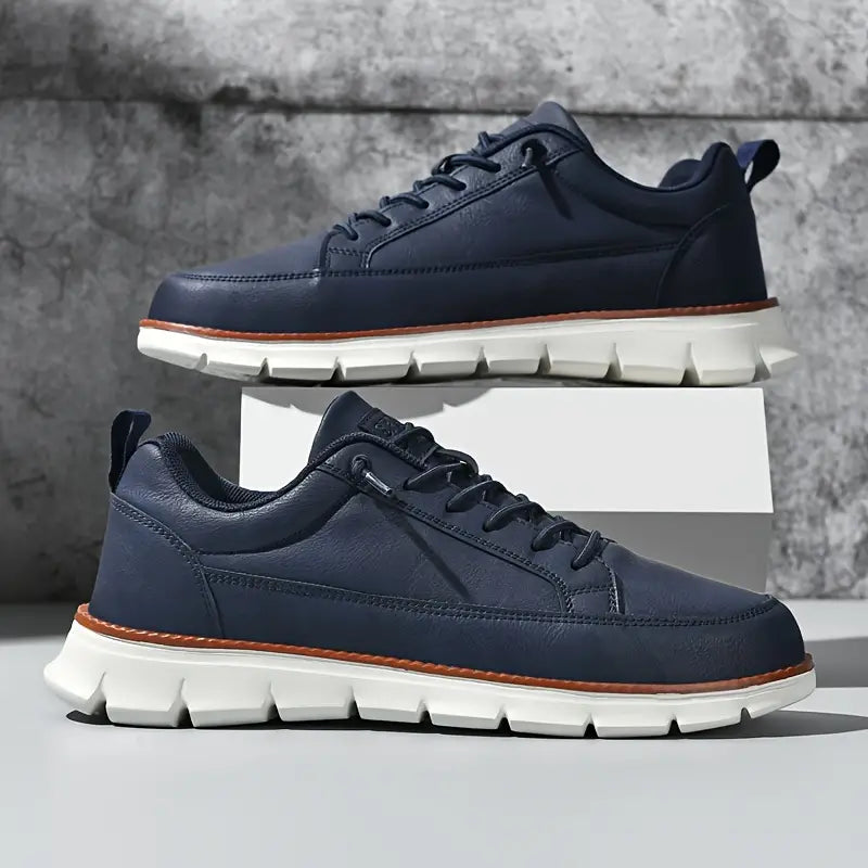 Ahmad | Rounded Toe Panel Sneakers