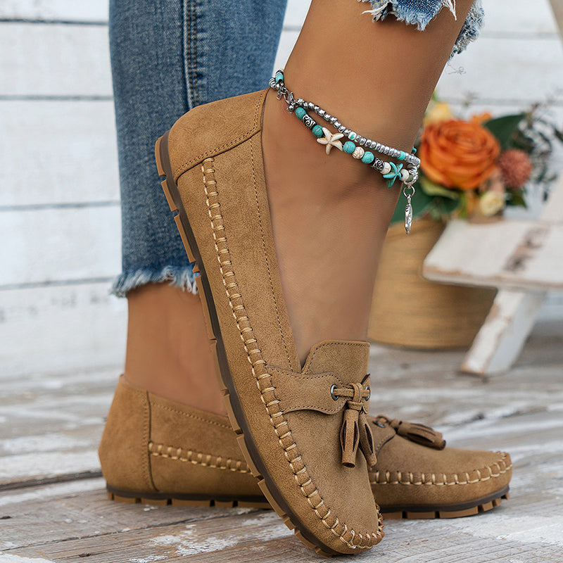 April | Tassel Loafers Slip-On Flats