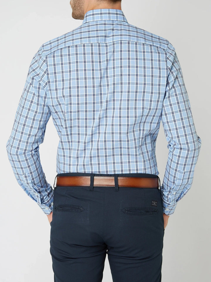 Jeffrey | Button-Down Checkered Pattern Shirt