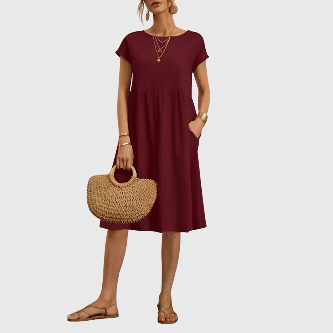 Carina | Spring Midi Floral Dress