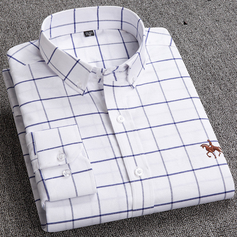 Jason | Checkered Casual Button-Down Shirt