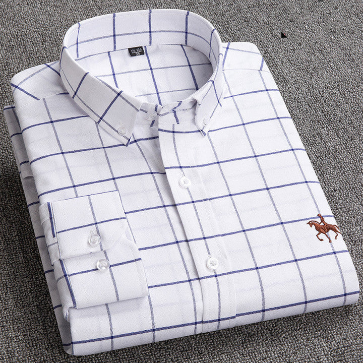 Jason | Checkered Casual Button-Down Shirt