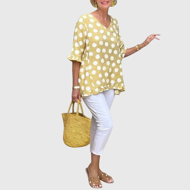 Isla | Blue Everyday Blouse